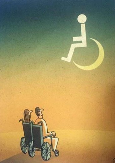 کاریکاتوریست ایرانی فاتح جشنواره «معلولیت مانع نیست» 